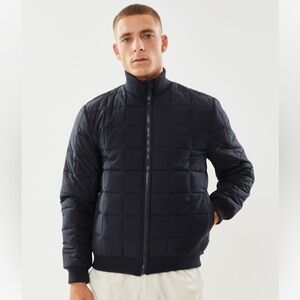 RAINS Liner High Neck Jacket Black NWT